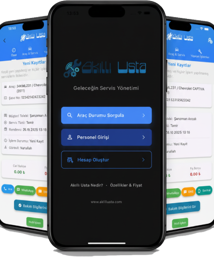 Oto Servis Personel Takibi